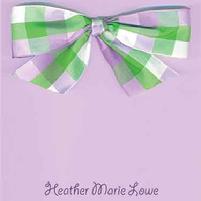 Solid Lavender Bow Block