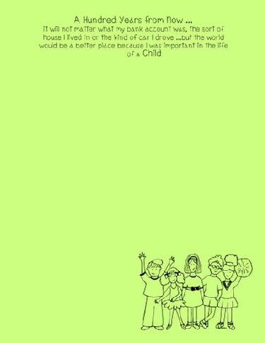 Life of a Child Notepad