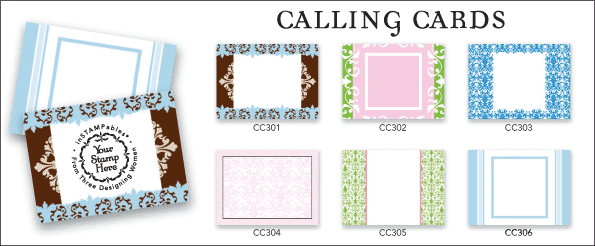 Three Designing Women Calling Cards