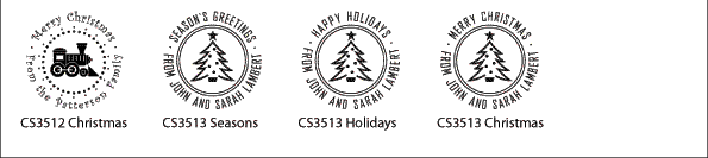 Three Designing Women Holiday Stamps